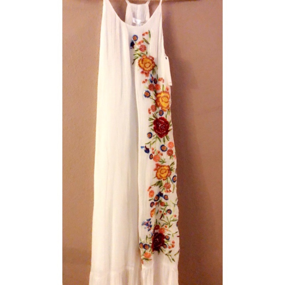 Floral Gauze Maxi Dress